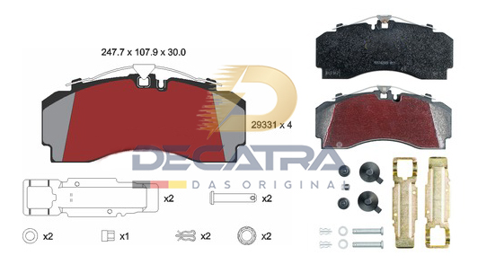 WVA29331 – 29331 – WVA 29331 – 2271804 – K007243 – Brake Pad